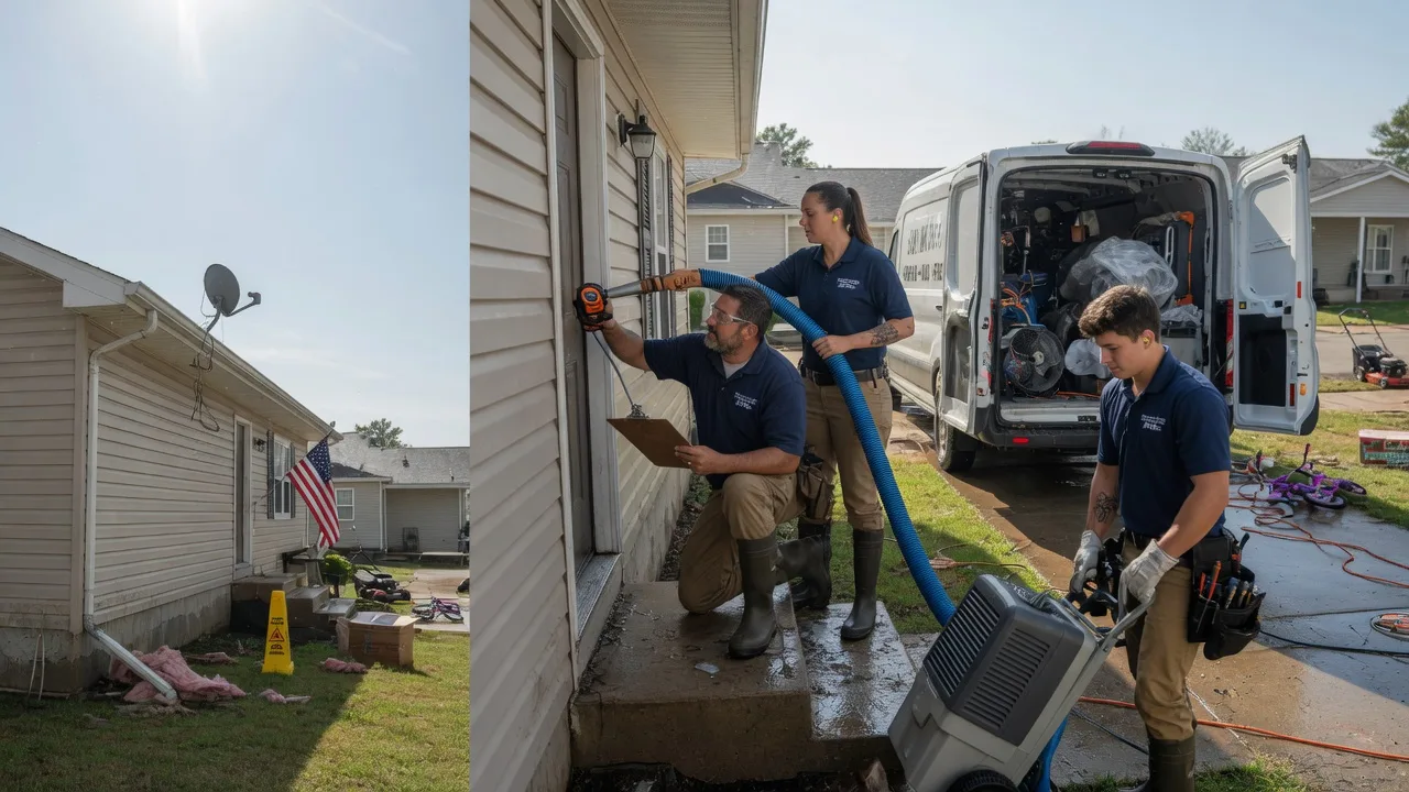 Ceiling Water Damage Restoration in Edgar, WI near me